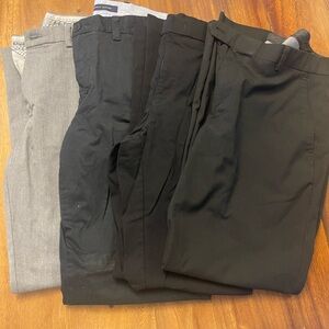 MENS BUNDLE Black and Gray Dress Pants